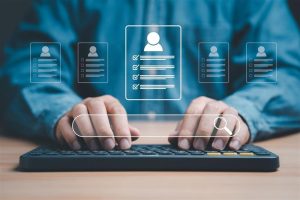 AI-based resume screening tool ranking candidate resumes for faster recruitment