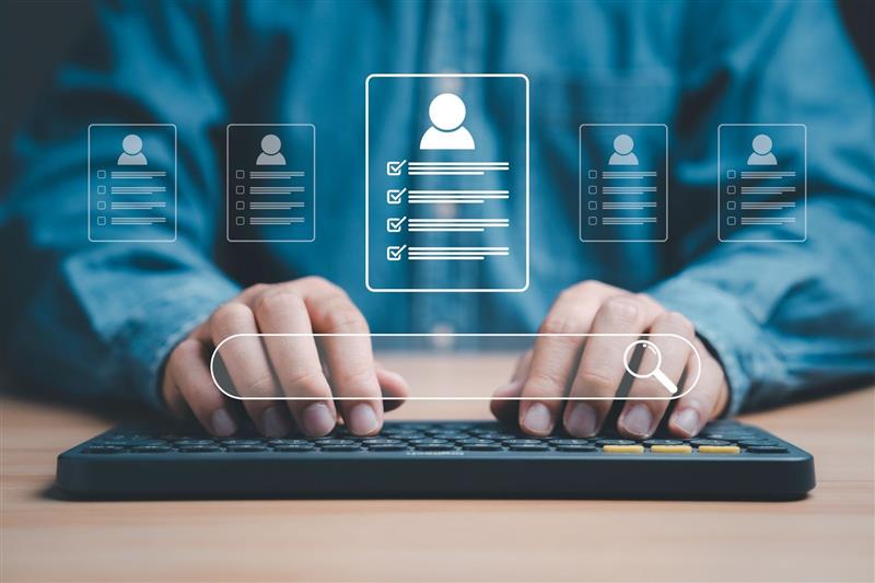 AI-based resume screening tool ranking candidate resumes for faster recruitment